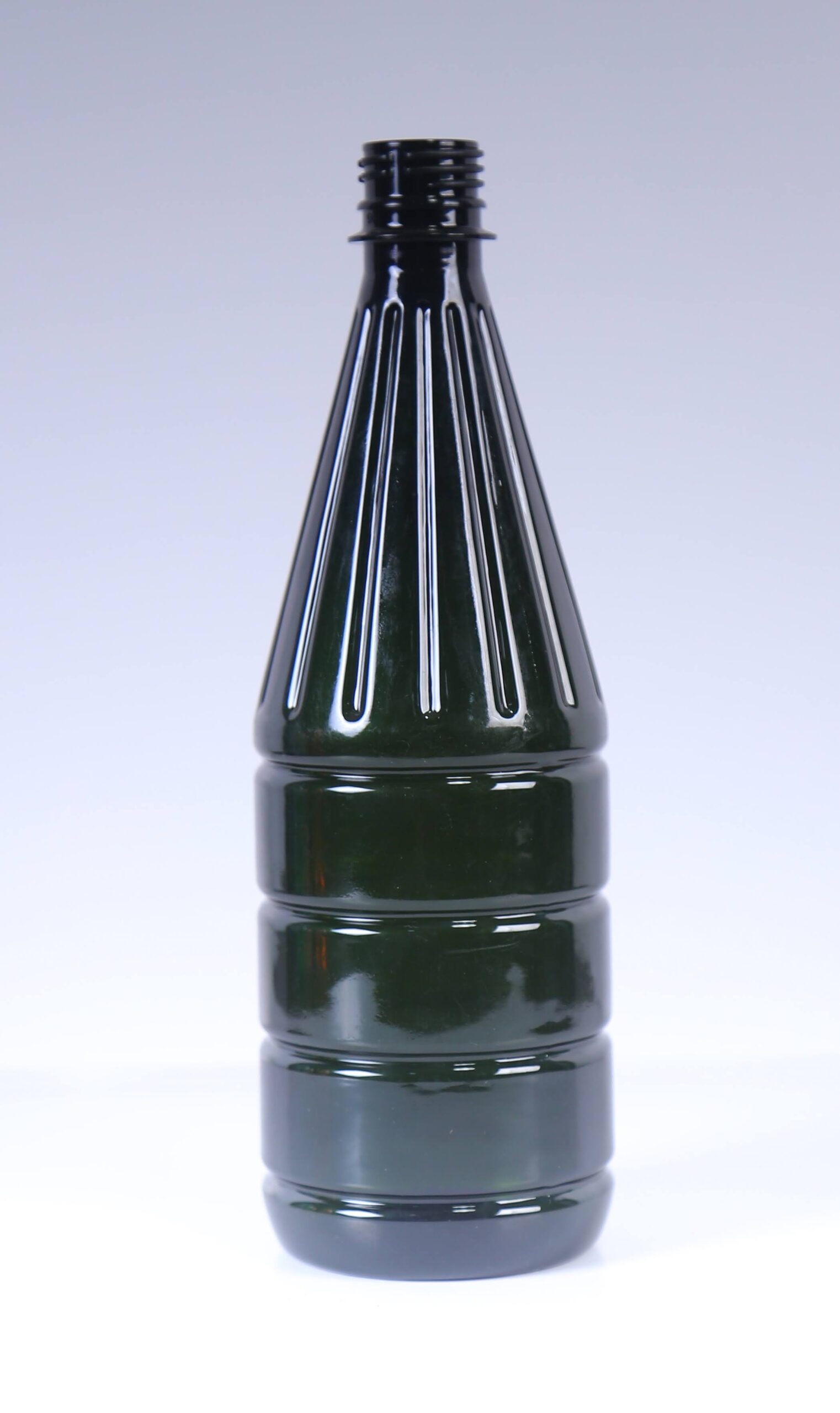 750ml vinegar bottle dark green